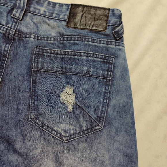 MEN'S DENIM SHORTS Smoke Rise Blue - Picture 13 of 14